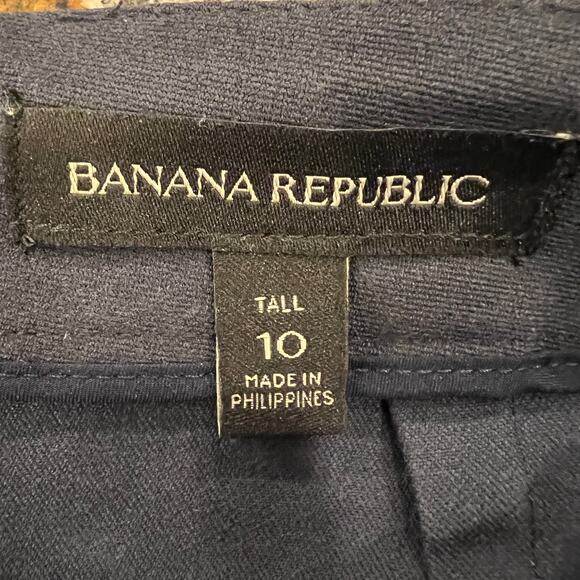 Banana Republic Navy Pencil Straight Skirt - SIZE 10 Tall - Picture 6 of 9